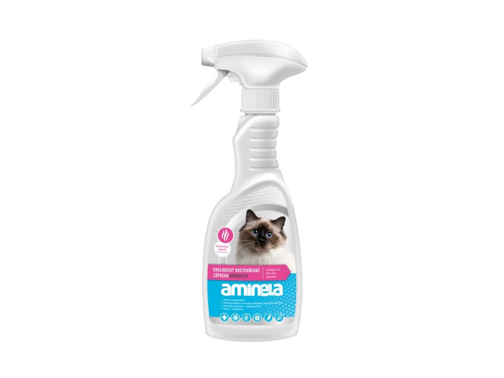 Aminela Clean	Ekologický odstraňovač zápachu kočkolitu 500ml