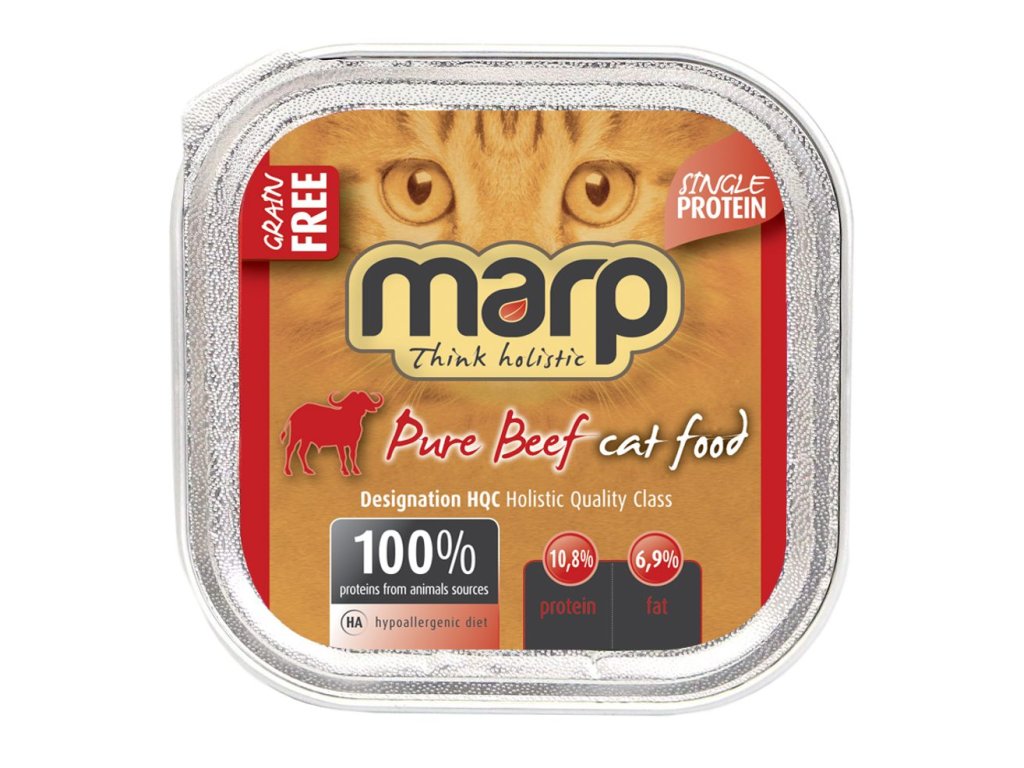 Marp Beef vanička pro kočky s hovězím 100g