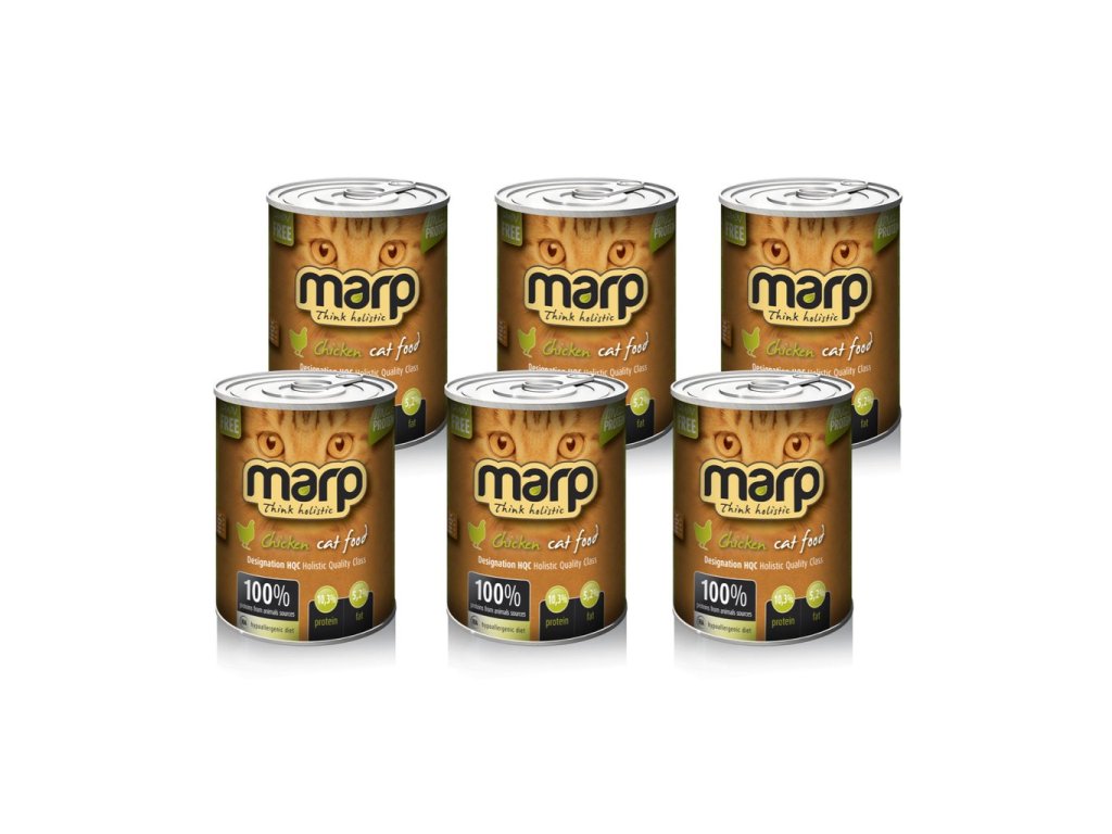 Marp Chicken konzerva pro kočky s kuřecím 6x400g