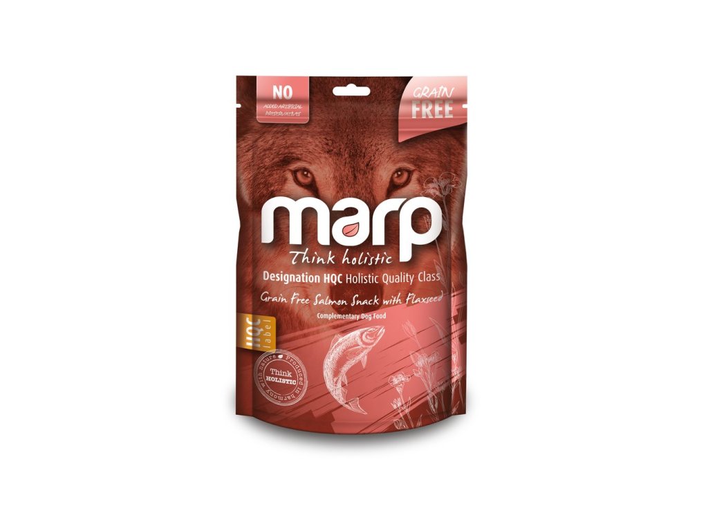 Marp Holistic – Lososové pamlsky se lněným semínkem bez obilovin 150g