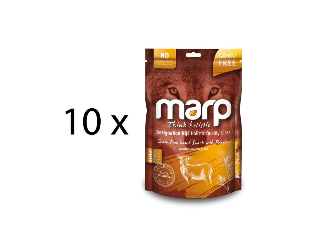 Marp Holistic – Jehněčí pamlsky s petrželí bez obilovin 10x150g