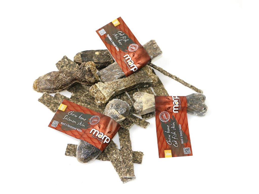 Marp Holistic proužky z tresčí kůže 10ks