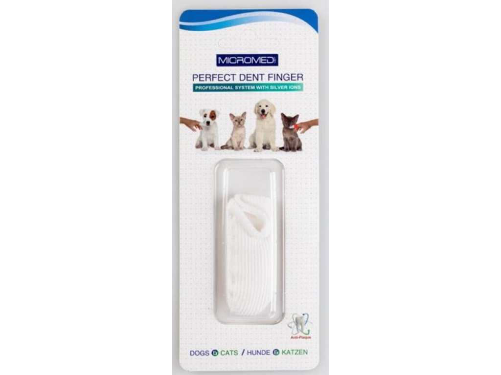 Zubní kartáček prst pes Micromed 1ks