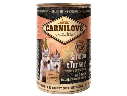 Carnilove WM konz. Salmon & Turkey for Puppies GF 400 g