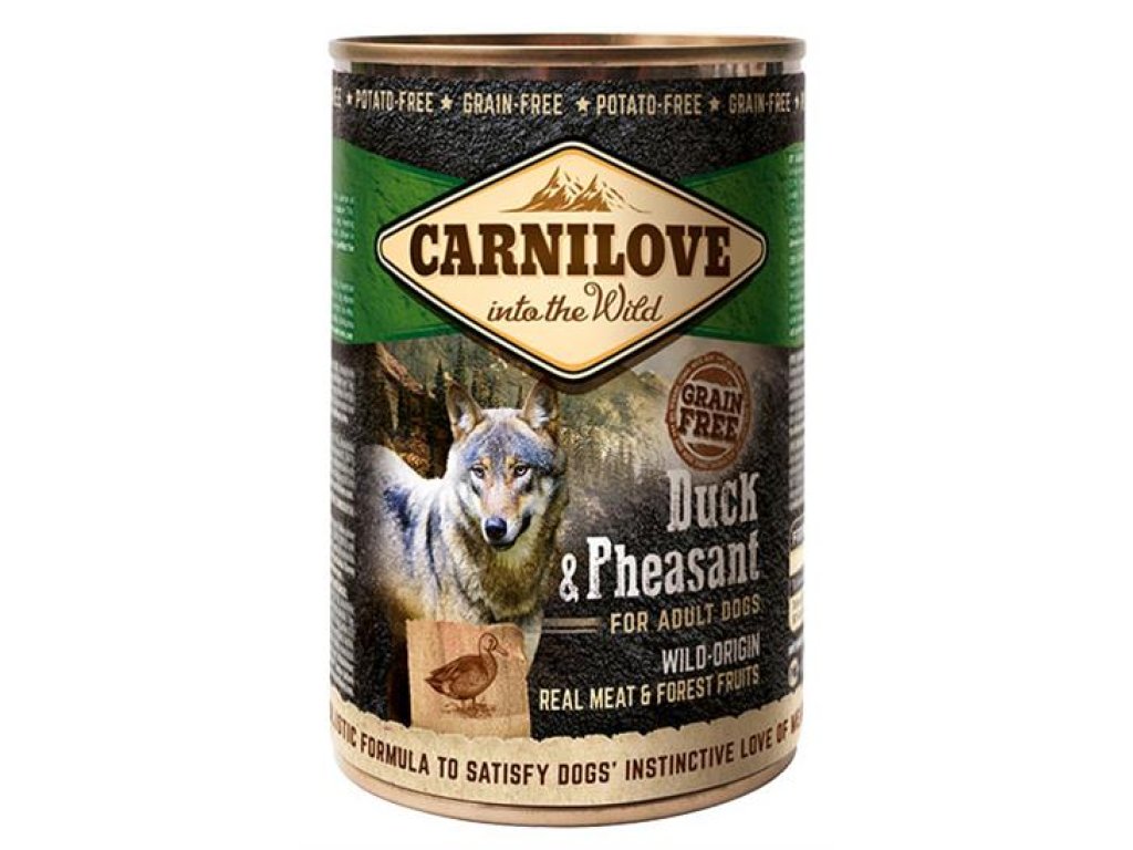Carnilove WM konz. Duck & Pheasant Grain Free 400 g