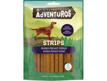 Adventuros snack dog - plátky se zvěřinou 90 g
