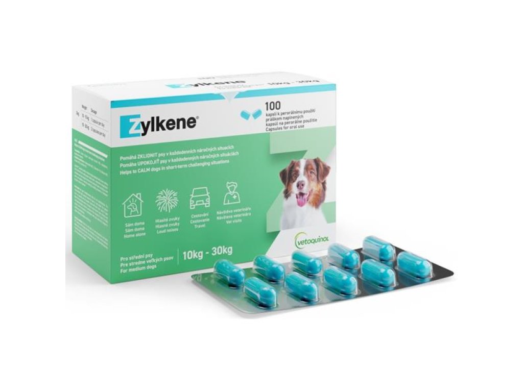 Zylkene 225mg pro střední psy od 10kg do 30kg 100 ks