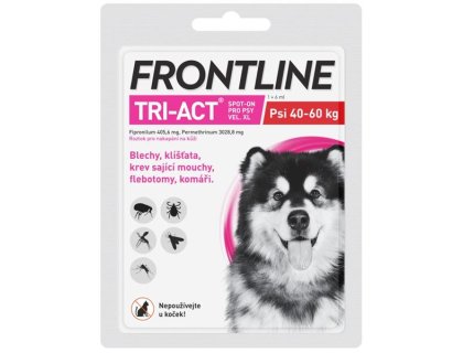 Frontline TRI-ACT spot-on dog XL a.u.v. sol 1 x 6ml, 40-60kg