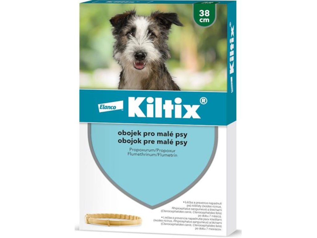 Kiltix obojek pro malé psy obojek 38cm 1 ks