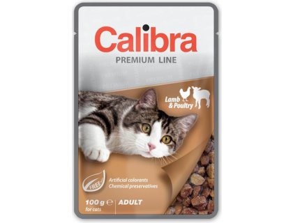 Calibra Cat kaps. Premium Adult Lamb & Poultry 100 g
