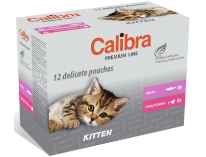 Calibra Cat kaps. Premium Kitten multipack 12x100 g