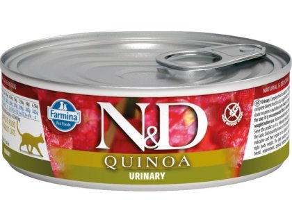 N&D QUINOA Cat konz. Urinary Duck & Cranberry 80 g
