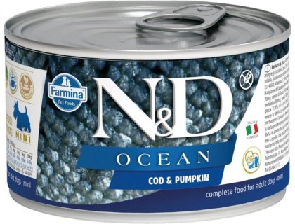 N&D OCEAN Dog konz. Cod & Pumpkin Mini 140 g