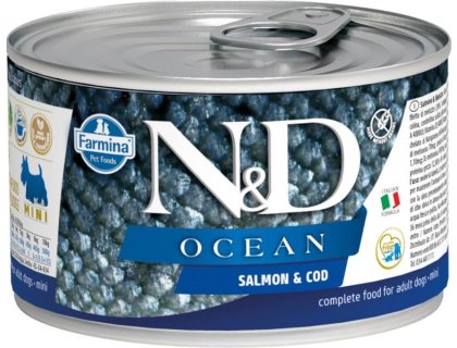 N&D OCEAN Dog konz. Salmon & Cod Mini 140 g