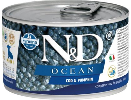 N&D OCEAN Dog konz. Cod & Pumpkin Puppy Mini 140 g