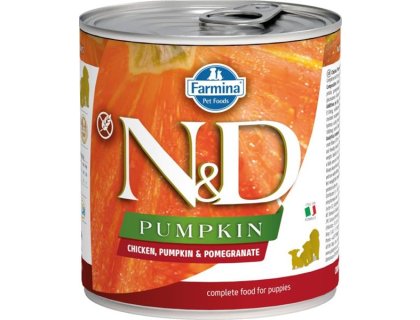 N&D PUMPKIN Dog konz. Chicken, Pumpkin & Pomegranate Puppy 285 g