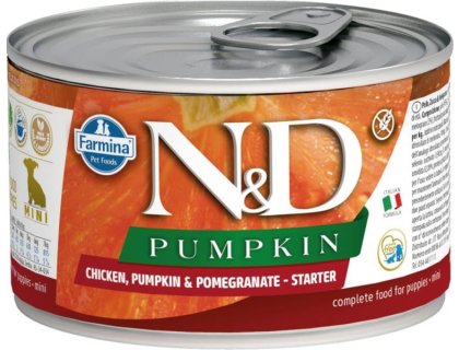 N&D PUMPKIN Dog konz. Lamb & Pumpkin & Blueberry Starter Mini 140 g