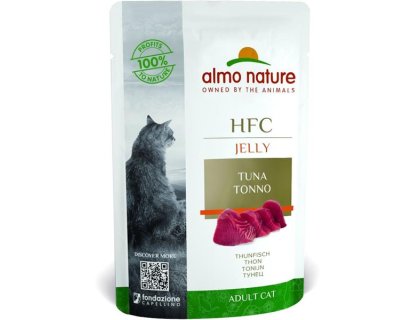 Almo Nature cat kaps. Jelly-tuňák 55g