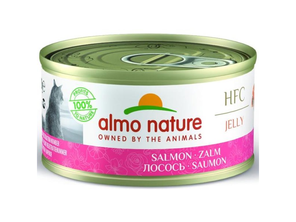 Almo Nature cat konz. Jelly-losos 70g