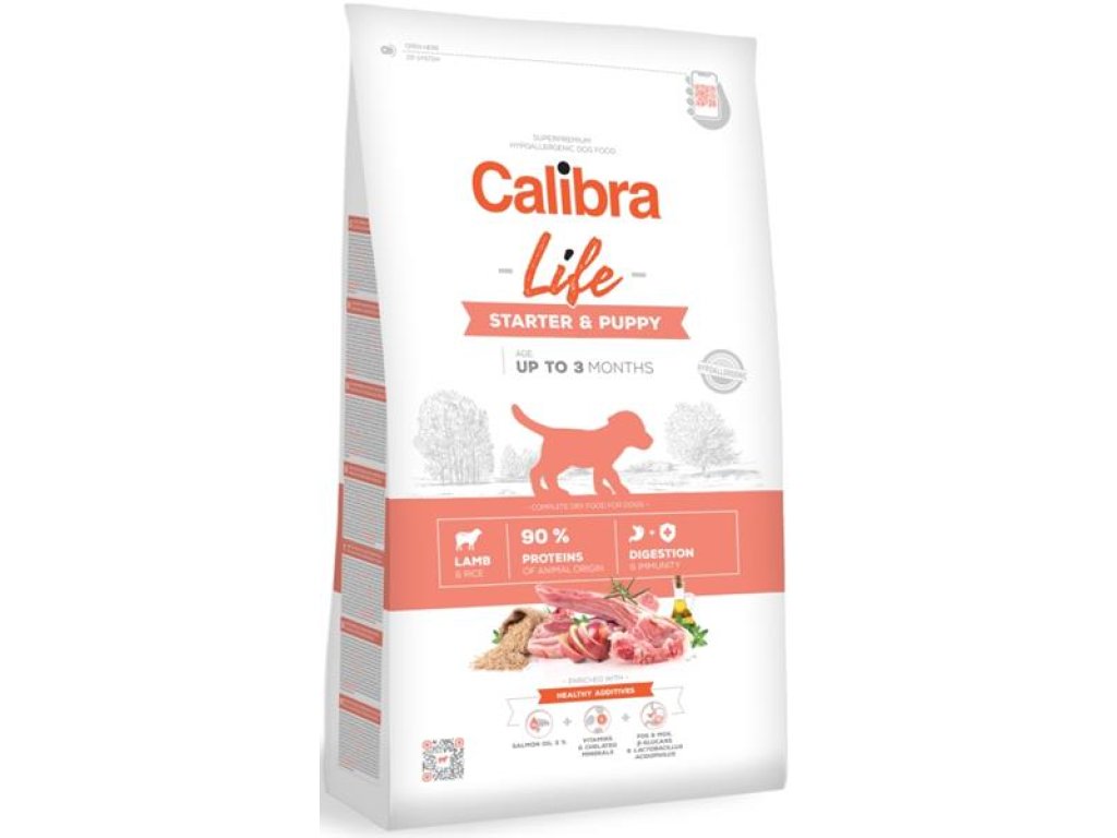 Calibra Dog Life Starter & Puppy Lamb 2,5 kg