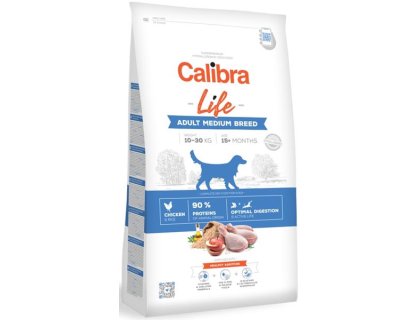 Calibra Dog Life Adult Medium Breed Chicken 2,5 kg
