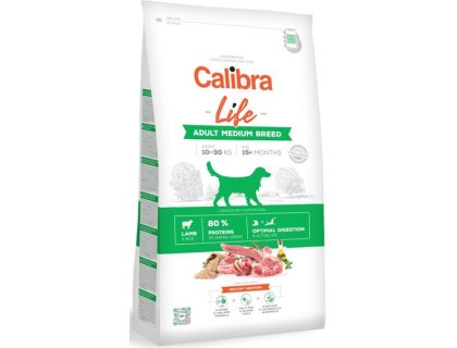Calibra Dog Life Adult Medium Breed Lamb 12 kg