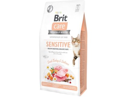Brit Care Cat Grain-Free Sensitive Healthy Digestion & Delicate Taste 7 kg