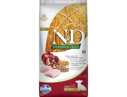 N&D ANCESTRAL GRAIN Dog LG Chicken, Spelt, Oats & Pomegranate Puppy Mini 7 kg
