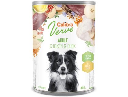 Calibra Dog Verve konz. GF Adult Chicken & Duck 400 g
