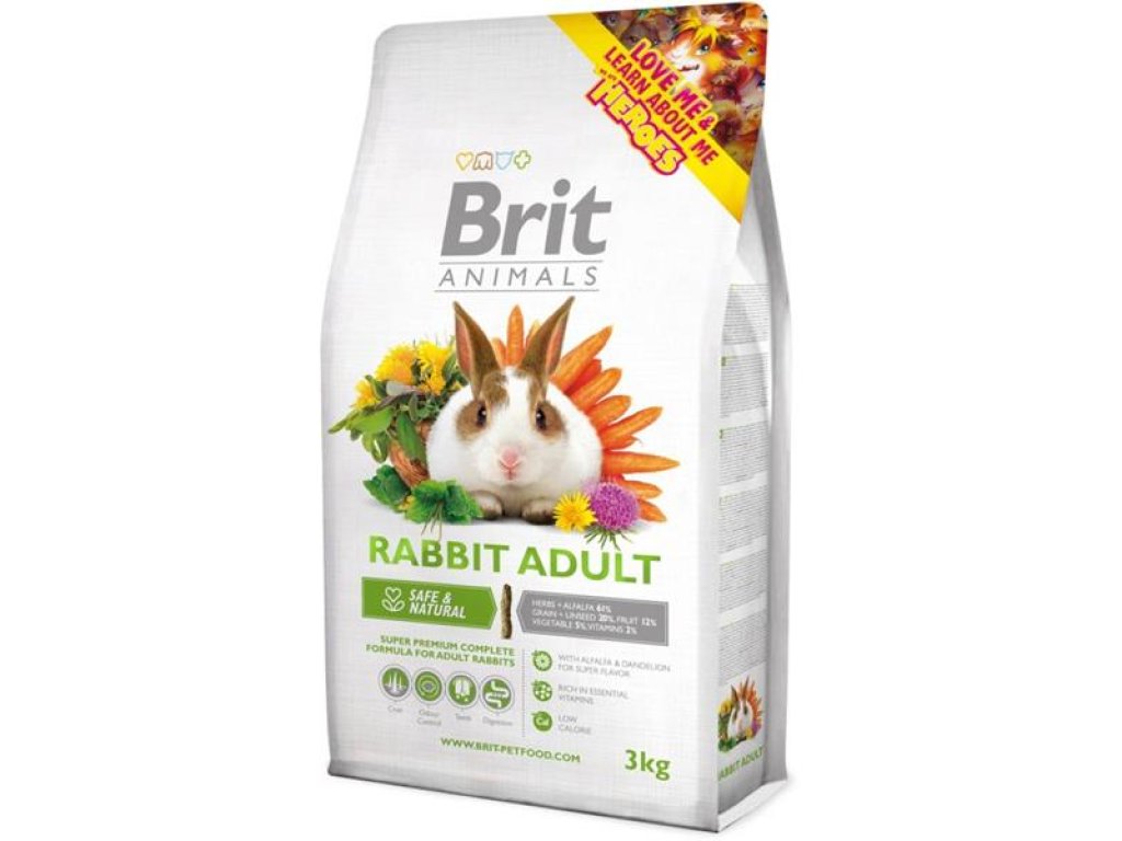 Brit Animals RABBIT ADULT Complete 3 kg