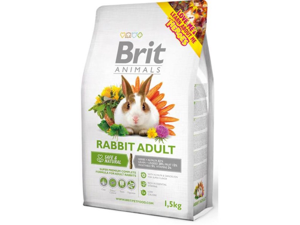 Brit Animals RABBIT ADULT Complete 1,5 kg