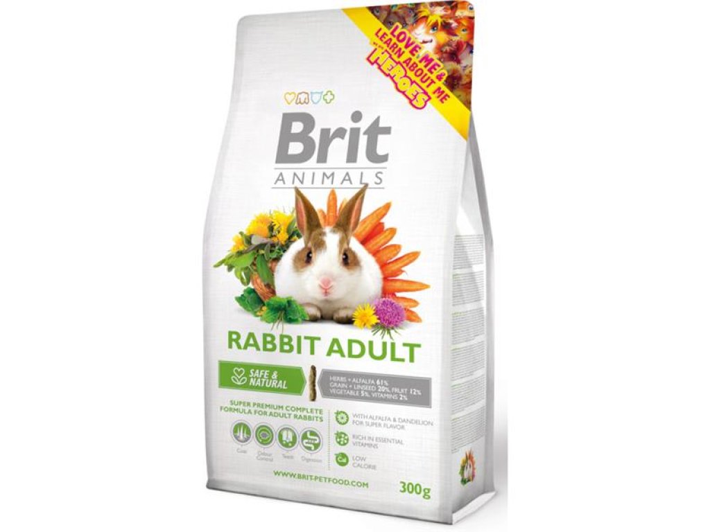 Brit Animals RABBIT ADULT Complete 300 g
