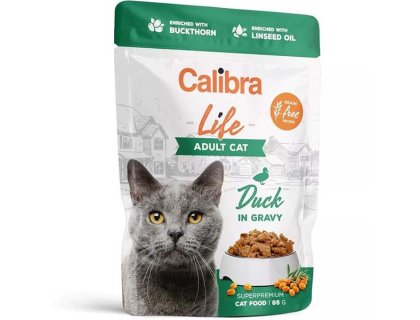 Calibra Cat Life kaps. Adult Duck in gravy 85 g