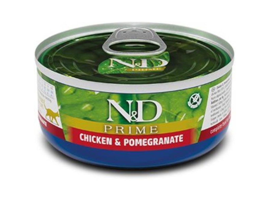 N&D PRIME Cat konz. Chicken & Pomegranate 70 g