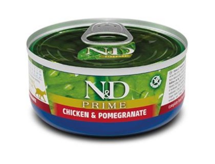 N&D PRIME Cat konz. Chicken & Pomegranate 70 g