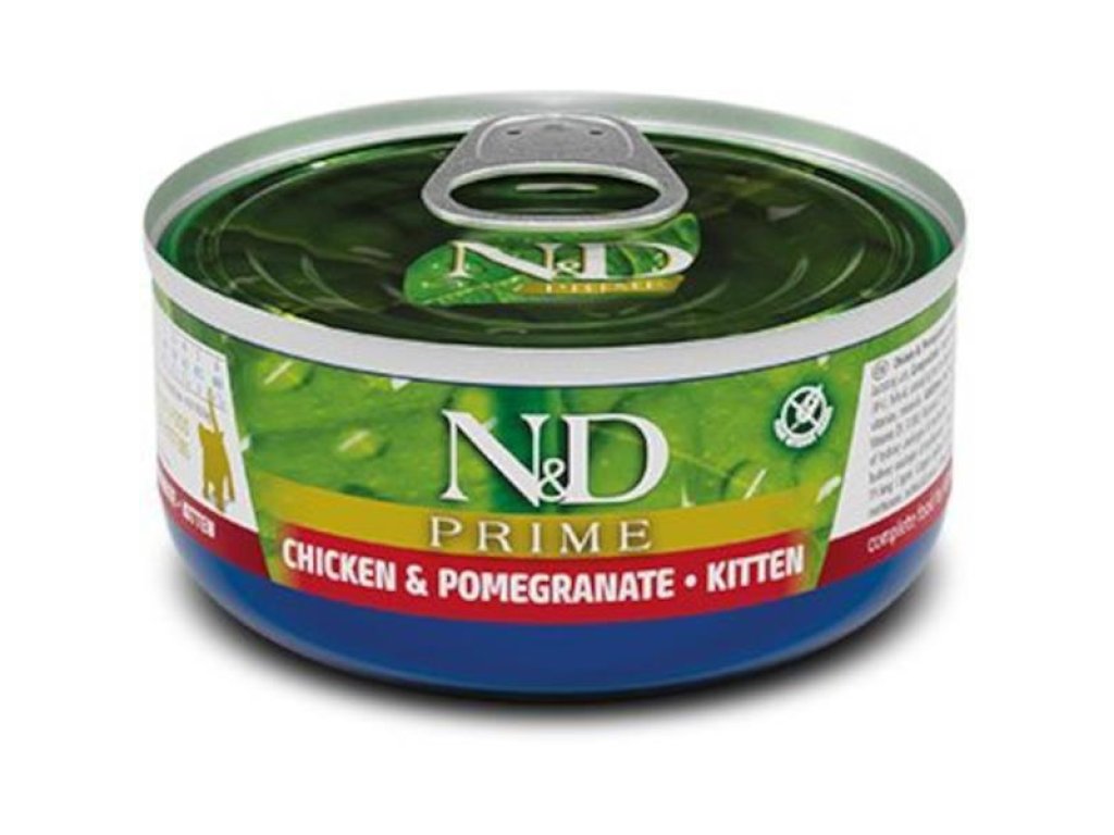 N&D PRIME Cat konz. Chicken & Pomegranate Kitten 70 g