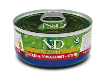 N&D PRIME Cat konz. Chicken & Pomegranate Kitten 70 g