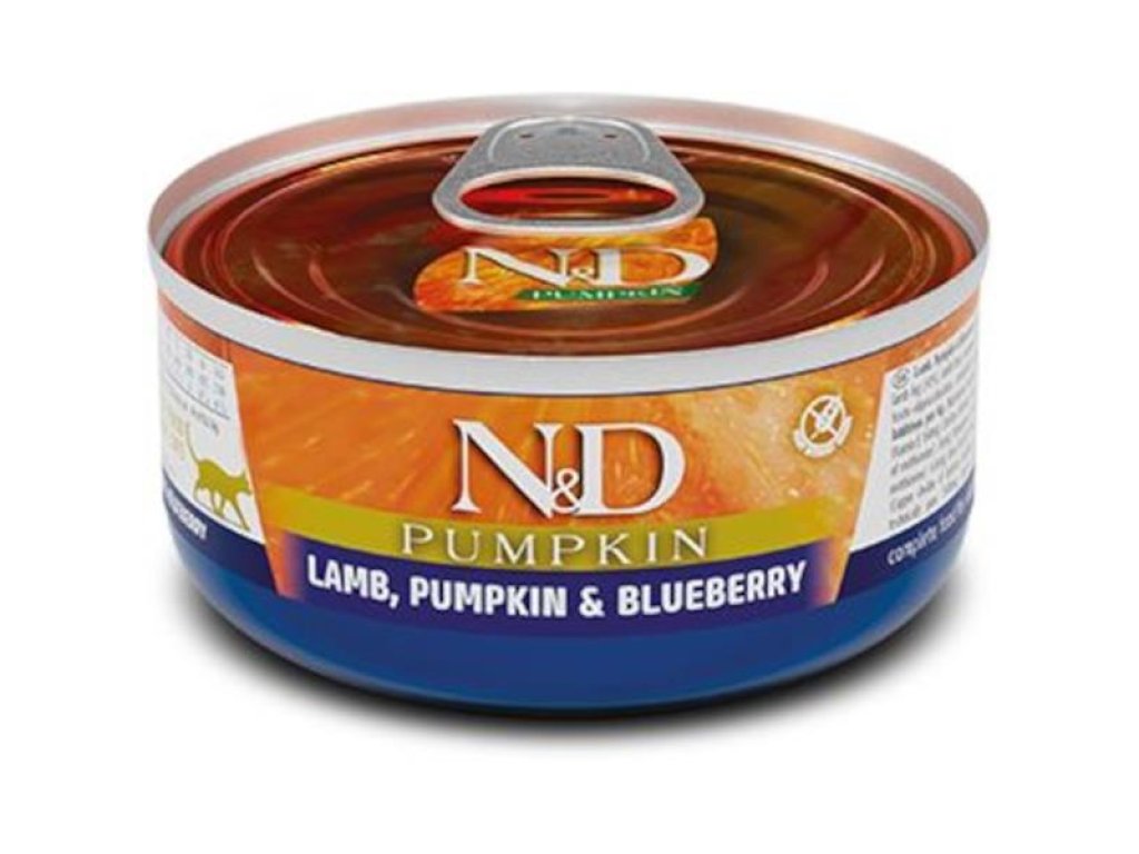N&D PUMPKIN Cat konz. Lamb, Pumpkin & Blueberry 70 g