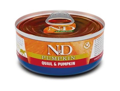 N&D PUMPKIN Cat konz. Quail & Pumpkin 70 g