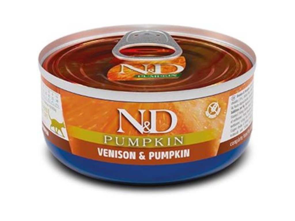 N&D PUMPKIN Cat konz. Venison & Pumpkin 70 g