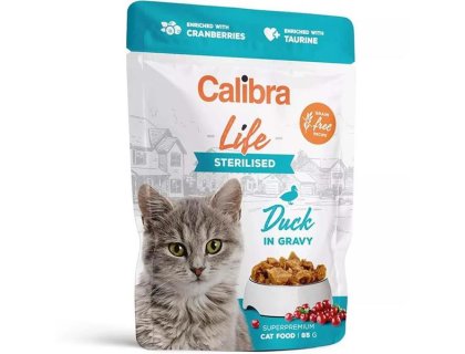 Calibra Cat Life kaps. Sterilised Duck in gravy 85 g