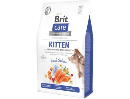 Brit Care Cat Grain-Free Kitten Gentle Digestion & Strong Immunity Salmon 7 kg
