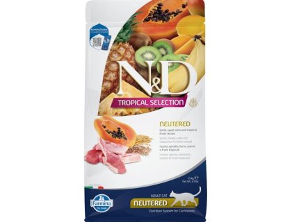 N&D TROPICAL SELECTION Cat LG Lamb Neutered 1,5 kg
