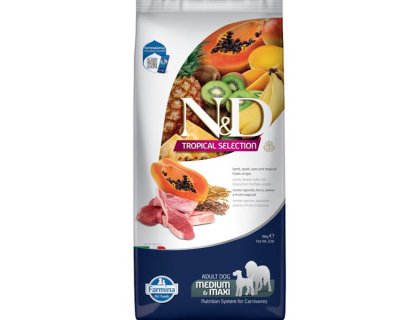 N&D TROPICAL SELECTION Dog LG Lamb Adult Medium & Maxi 10 kg