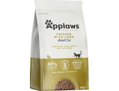 Applaws Cat Dry Adult Chicken with Lamb 400 g