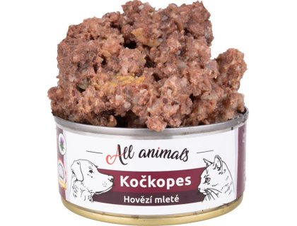 ALL ANIMALS Kočkopes konz. Hovězí mleté 100g