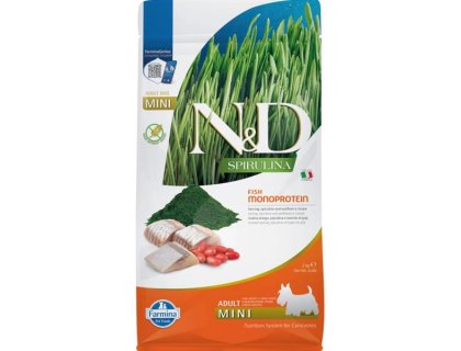 N&D SPIRULINA Dog GF Herring & Wolfberry Adult Mini 2 kg