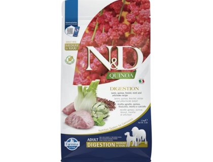 N&D QUINOA Dog GF Digestion, Lamb & Fennel Adult Medium & Maxi 2,5 kg