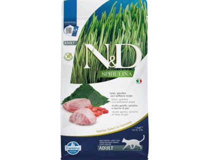 N&D SPIRULINA Cat GF Lamb & Wolfberry Adult 1,5 kg