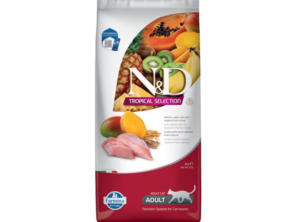 N&D TROPICAL SELECTION Cat LG Chicken 10 kg